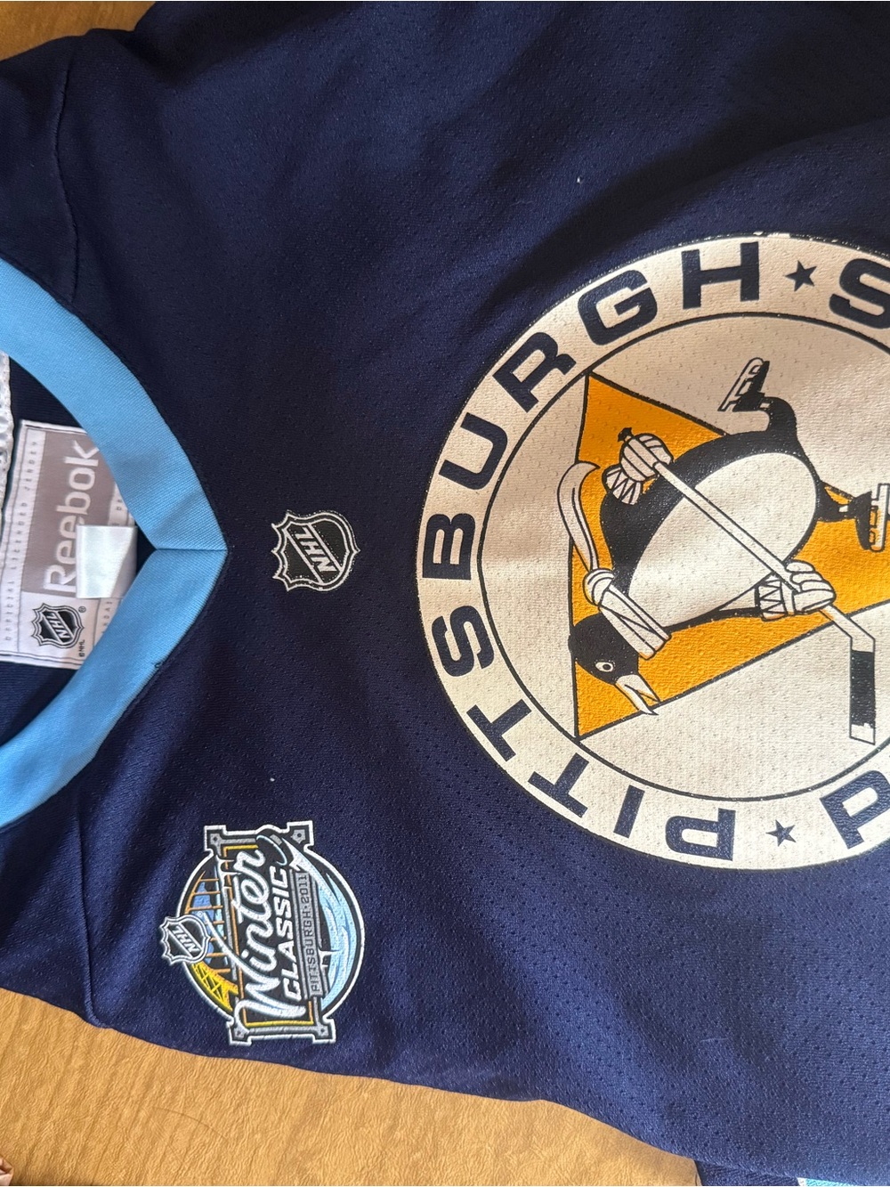 Reebok Pittsburgh Penguins Max Talbot #25 2011 Winter Classic Jersey